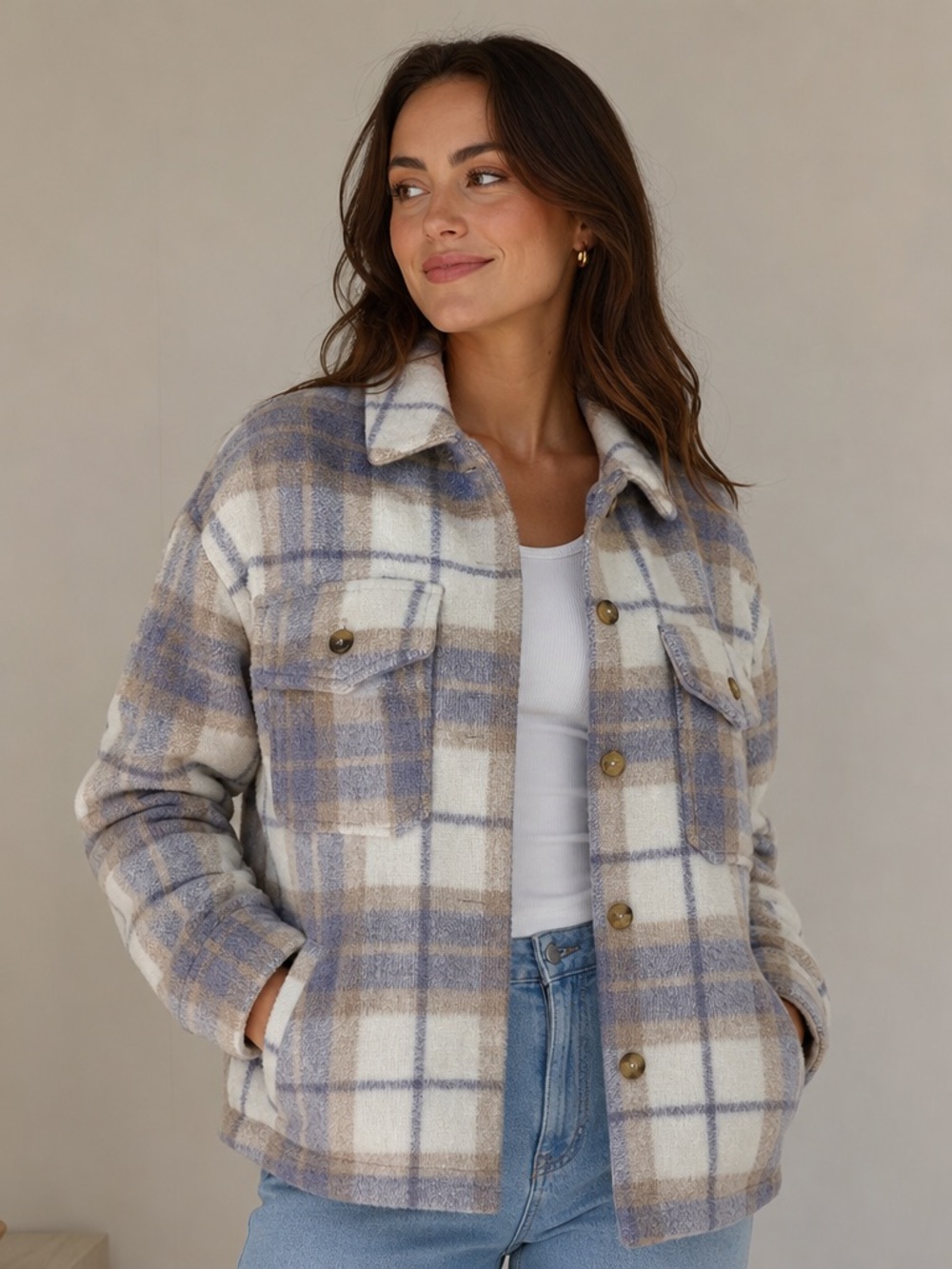 Avec Les Filles Grunge Indie Bohemian Y2K Jacket Mid-Length Long Sleeve XS